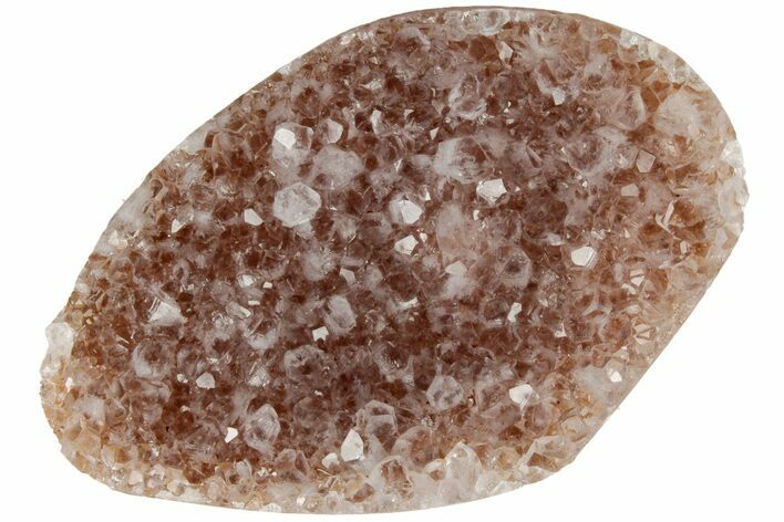 Sparkly Druzy Quartz Cabochon - Artigas, Uruguay #186344